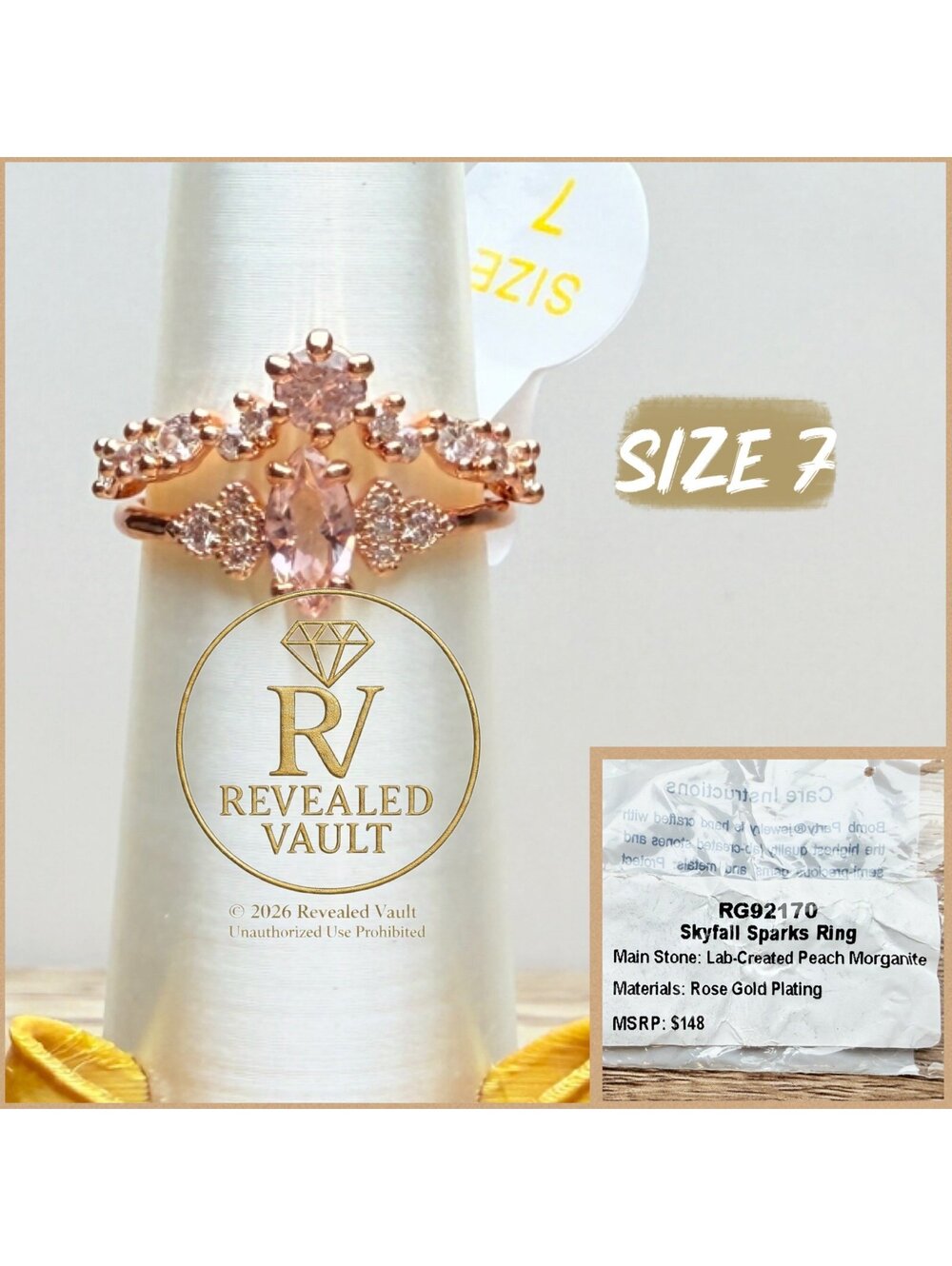 Skyfall Sparks Ring - Size 7 - OG